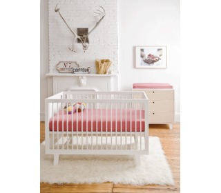 Sparrow Crib White - Oeuf NYC